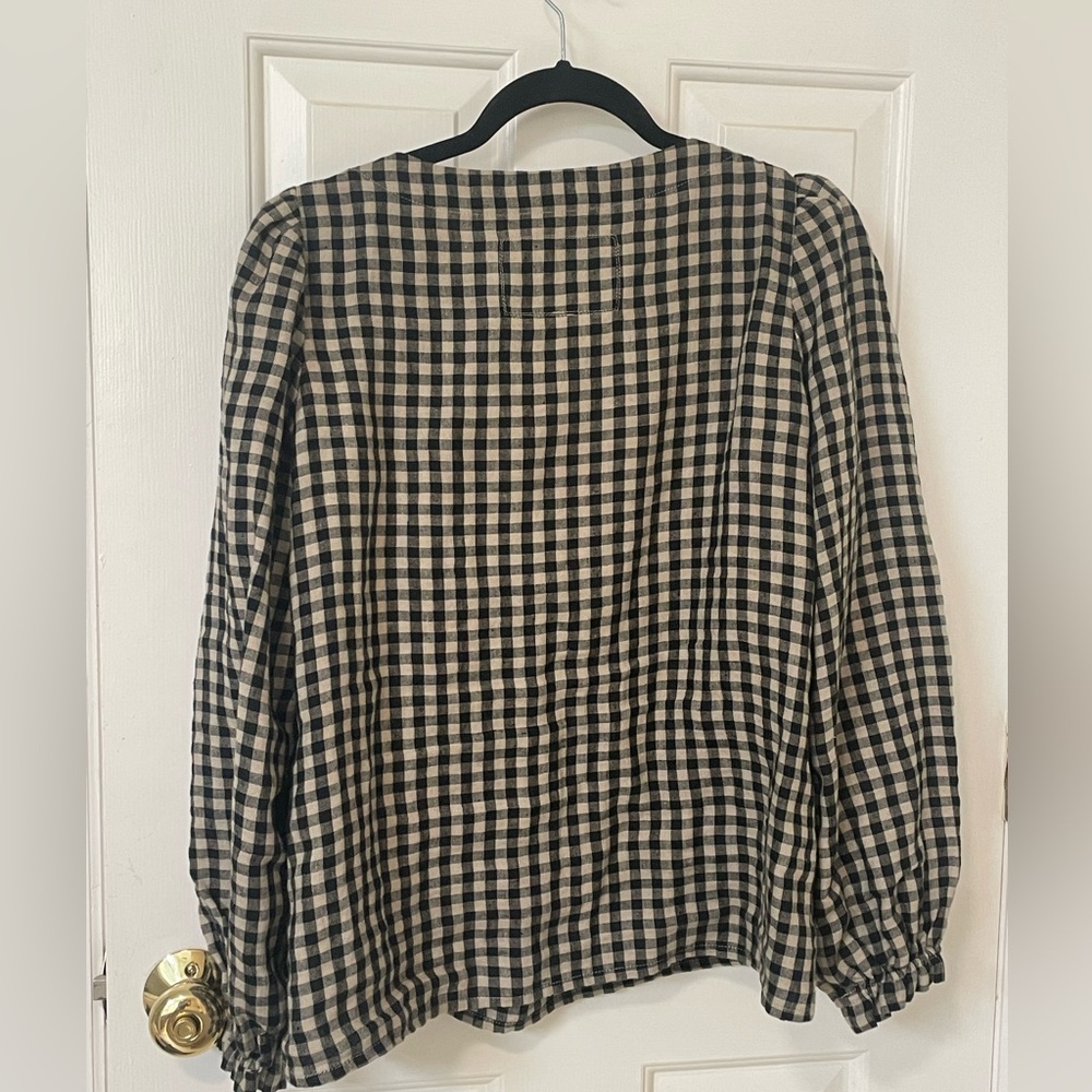 notPERFECTLINEN custom made Luz top size M - Picture 2 of 4